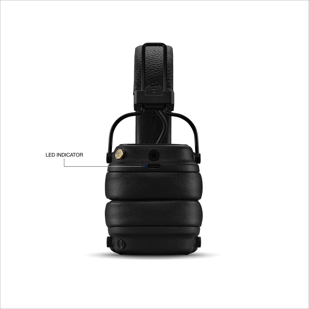 Buy Marshall,Marshall Major V Bluetooth Wireless Headphones – 100H Playtime, Black - Gadcet UK | UK | London | Scotland | Wales| Near Me | Cheap | Pay In 3 | Over-Ear Headphones